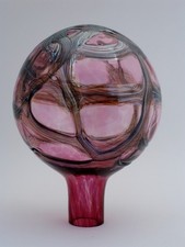 Rosenkugel rosa XXL aus Glas  ø 20 cm.