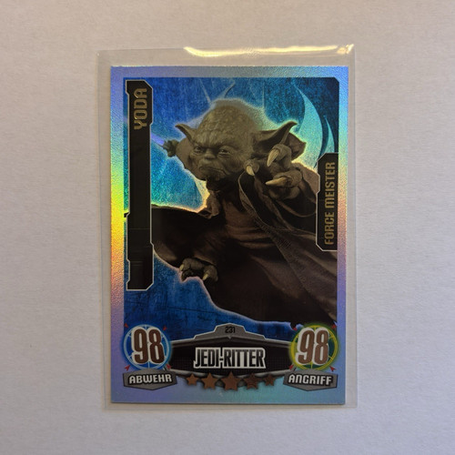 Topps force attax yoda - force,