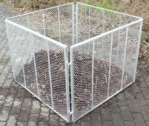 Metall komposter 100x100x80cm - metall,