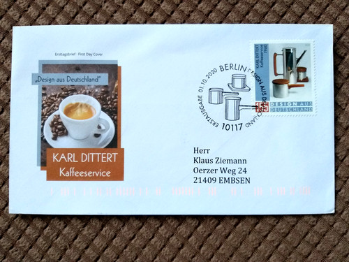 Deutschland 2020 fdc design - 2020, fdc,