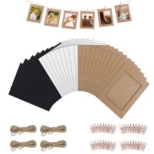 Braun Papier Fotorahmen 40 Pcs