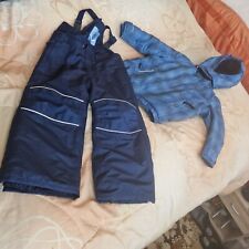 Schneeanzug, Skianzug, Gr. 110/116, VARSITY, blau/hellblau gemustert, gut erh.