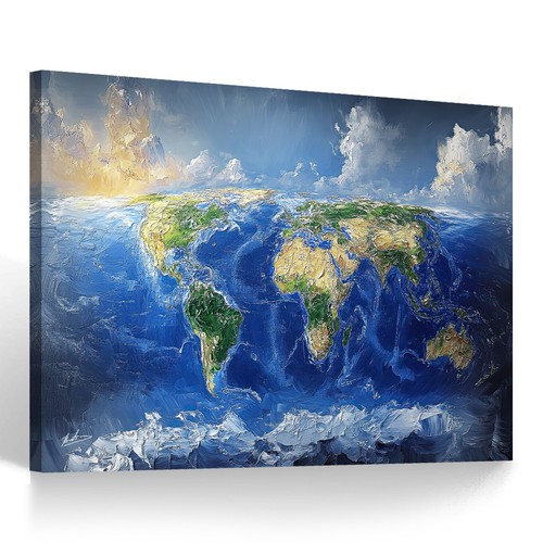 Leinwand bild strand meer - leinwand,