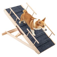 Hunderampe mit Geländer Haustiertreppe für Bett oder Sofa Klappbare Hundeleiter