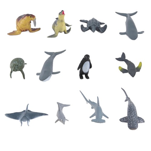 12pcs simulation marine - 12pcs,
