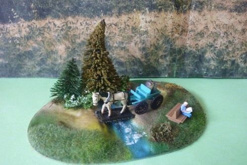 Diorama landschaft fluss - diorama,
