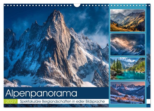 Alpenpanorama wandkalender - alpenpanorama, (wandkalender