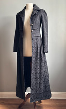 Long Line Staubmantel schwarz