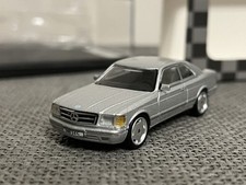 Mercedes-Benz 500 SEC C126 Silber 1:64 Modellauto Diecast Ähnl Kyosho