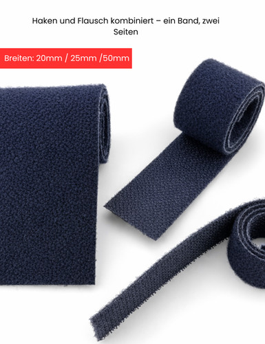 Doppelseitiges klettband - klettband,