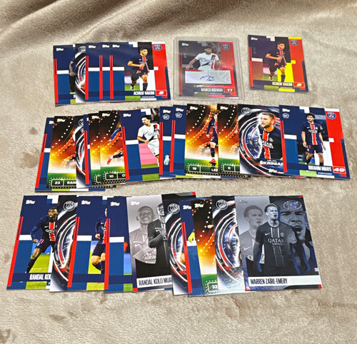 Topps paris saint - paris, lot