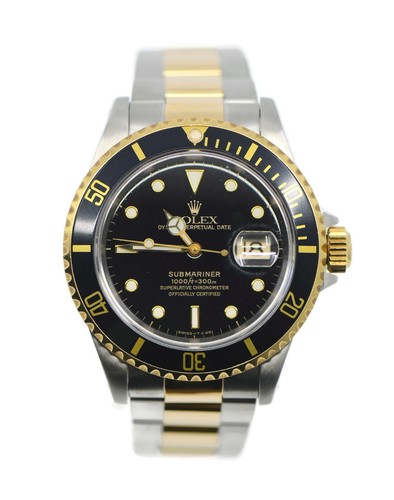 Rolex submariner 18k edelstahl - rolex,