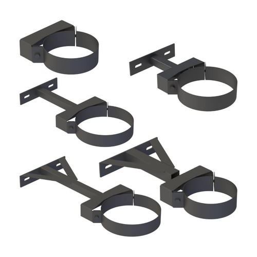 Black wandabstandshalter - black,