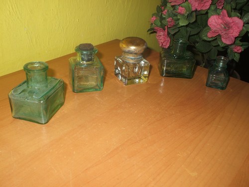 Tintenfass bleikristall und - bleikristall,