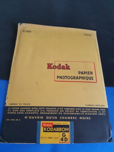 Altes fotopapier kodabrom - g, 4