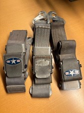 3 Original Flugzeuggurt Davis Aircraft Products Inc. Vintage Militär - 1960/70er