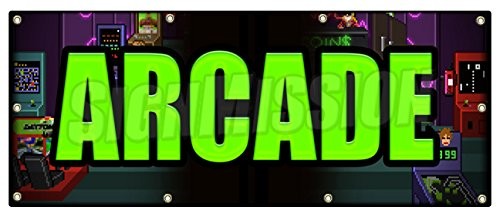 X96 arcade banner sign - 36"x96",