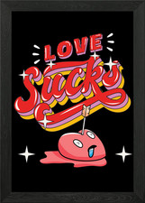 Liebe saugt Herz Anti