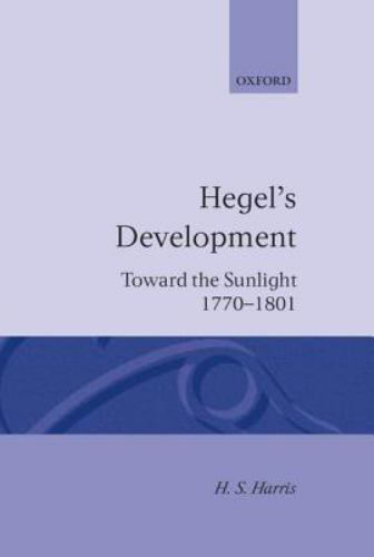 Hegel development toward - hegel's,
