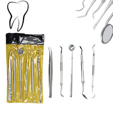 Zahnarzt Instrumente Zahnarzt Besteck Dental Set Zahnpflege 6er Set Zahnsonde De