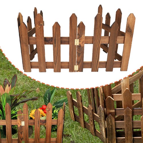 Stabiler holz gartenzaun - stabiler,