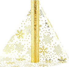 3m Tischläufer Gold