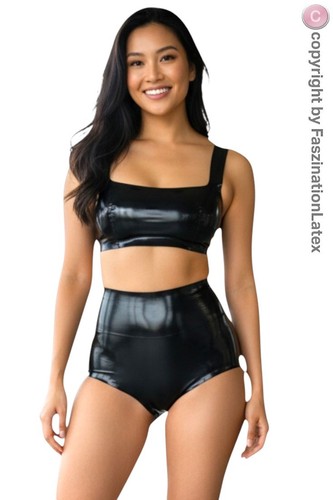 Latex taillenslip schwarz - taillenslip,