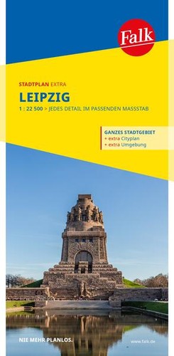 Falk stadtplan extra - stadtplan, leipzig
