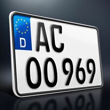 1 Kennzeichen | 240 x 130 mm | Motorrad | Roller | Leichtkraftrad | Traktor 