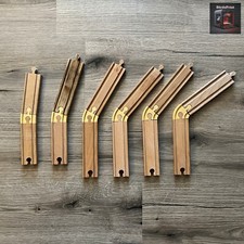 12'er Set Winkelausgleich für Holzeisenbahnen - kompatibel Brio Ikea Lillabo Eic