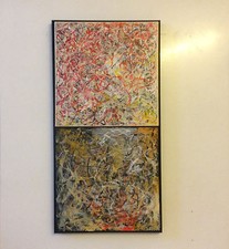 modifiz-art  3D-Wandobjekt, Original von Norbert Herzog, Acryl auf Leinwand 