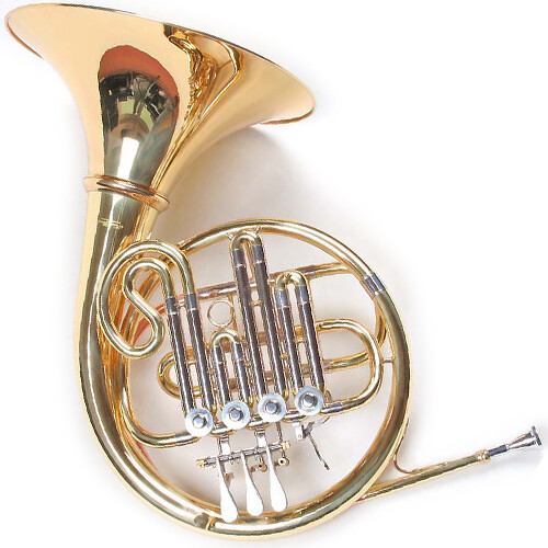 French horn waldhorn - french, b