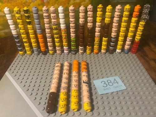 200x lego minifigur köpfe - lego,
