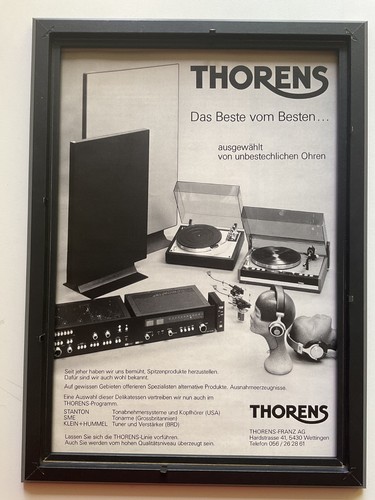 Vintage werbung thorens - vintage,