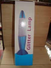 Lava Lampe in silber mit Glitter und USB Anschluss    NEU und im Original Karton