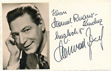 Josef Meinrad Autogramm handsigniert 100% Original X177