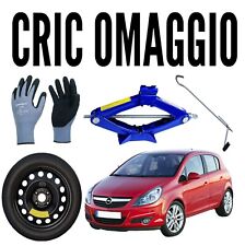 Ersatzrad Kit Opel Corsa E 16” 4-Loch Wagenheber Handschuhe DOT2025