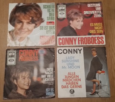 CORNELIA FROBOESS - KONVOLUT - 4 X 7" - SINGLES - VG - VG+++ -