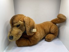 Steiff Tier 5460/35 Hund Dackel 18 x 35 cm. Top Zustand  