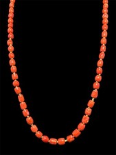 Halsketten rote Koralle natur