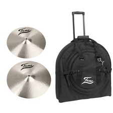 B20 Pack 15" 17" Cymbal Set Handgehämmert B20 Bronze Medium Beckentasche Pad