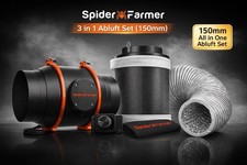 Spider Farmer 3 In 1 Abluftset