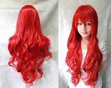  Cosplay  Perücke  Glockt Lang 5 fabern Anime Party  80cm Halloween Karneval dm1