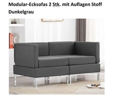 Modulares Sofa mit Hocker