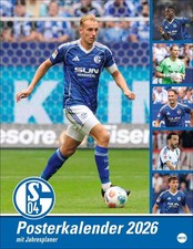 Schalke 04 Posterkalender 2026 | Kalender | Deutsch | Bundesliga Kalender Heye