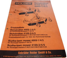 Orig.Holder Ersatzteilliste Sichelmäher 4169-3/4/5,4669-1/4/5 f.Kom.Schlepper