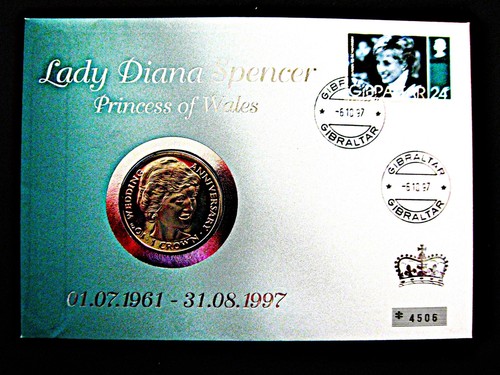 Numisbrief gibraltar 1 - gibraltar,