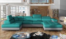 Stoff U-Form Couch