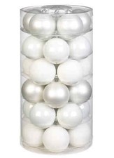 Christbaumschmuck Noble Rose Weihnachtskugeln rosa weiß Christbaumkugeln Spitze