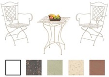 Sitzgruppe Payo Aus Eisen Gartenmöbel Aus Metall Tisch Stuhl Set Für Terrasse